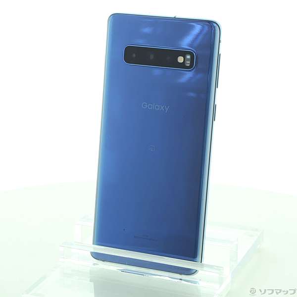 中古】GALAXY S10 128GB プリズムブルー SCV41 auロック解除SIMフリー