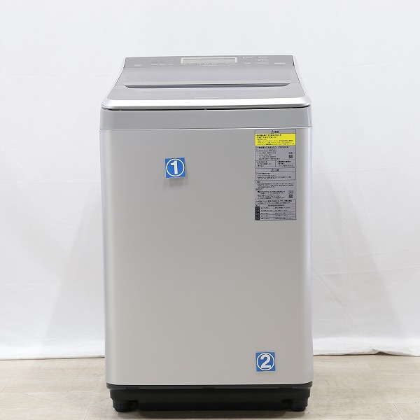 中古】〔展示品〕 縦型洗濯乾燥機 シルバー NA-FW120V2-S ［洗濯12.0kg 