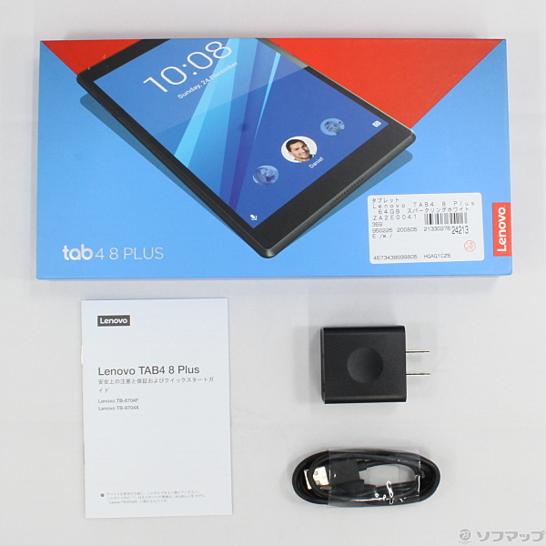 中古】Lenovo TAB4 Plus 64GB スパークリングホワイト ZA2E0041JP Wi-Fi [2133027624213]  リコレ！|ビックカメラグループ ソフマップの中古通販サイト