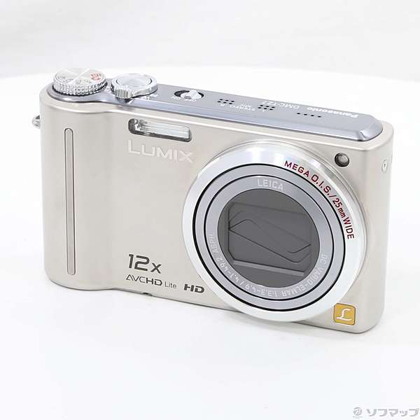 中古】LUMIX DMC-TZ7-S (1010万画素／12倍ズーム／シルバー  