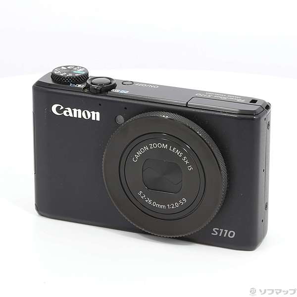 中古】PowerShot S110 (1210万画素／5倍／ブラック／SDXC  