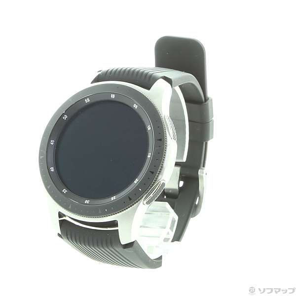 中古】Galaxy Watch SM-R800NZSAXJP シルバー [2133027714761