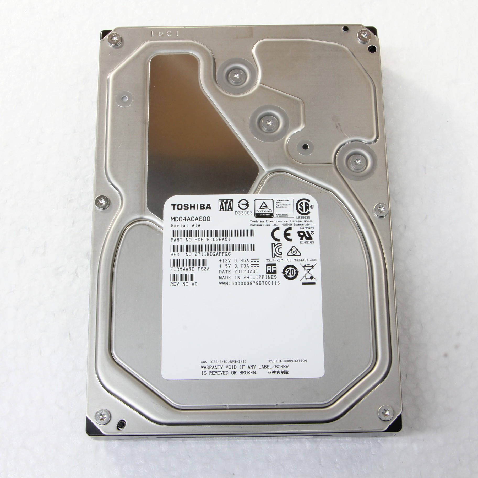 【中古】MD04ACA600 [2133027723961] - リコレ！|ビックカメラグループ ソフマップの中古通販サイト