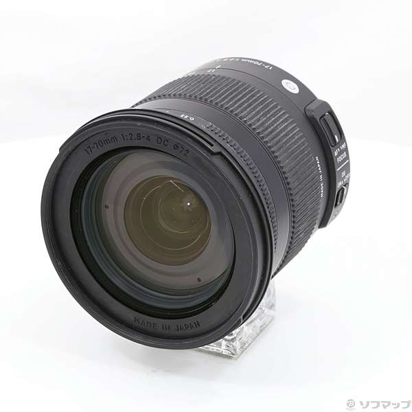 中古 Sigma C 17 70mm F2 8 4 Dc Macro Os Hsm Nikon用 レンズ リコレ ソフマップの中古通販サイト