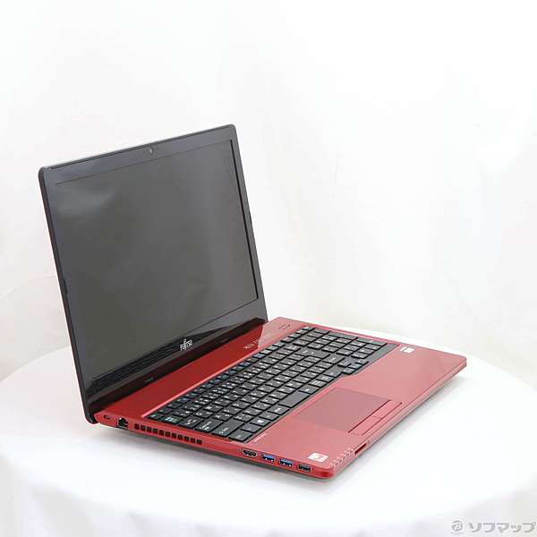 中古】LIFEBOOK AH40／X FMVA40XRJ ルビーレッド 〔Windows 10 