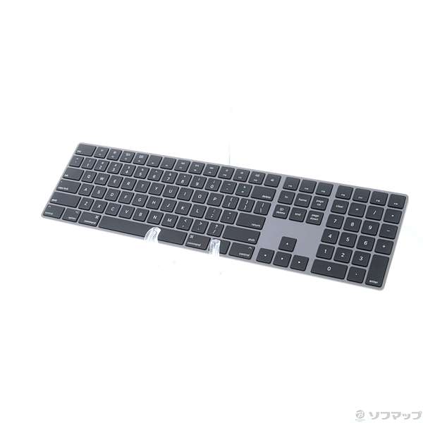 中古】Magic Keyboard テンキー付 US配列 スペースグレイ MRMH2LL／A