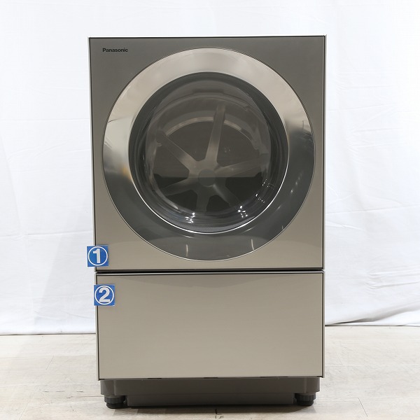 〔展示品〕 ドラム式洗濯乾燥機 NA-VG2400L-X プレミアムステンレス ［洗濯10.0kg ／乾燥5.0kg ／ヒーター乾燥(排気タイプ)  ／左開き］