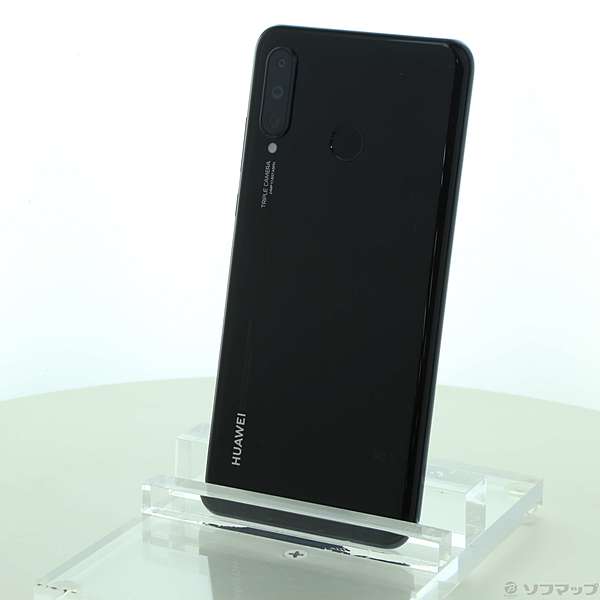 中古】HUAWEI P30 lite 64GB ミッドナイトブラック HWSEC2 Y!mobile