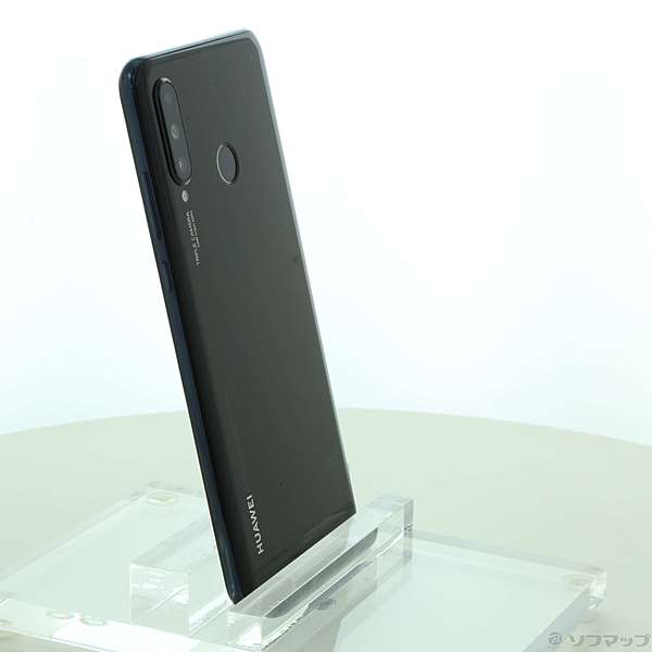 中古】HUAWEI P30 lite 64GB ミッドナイトブラック HWSEC2 Y!mobile