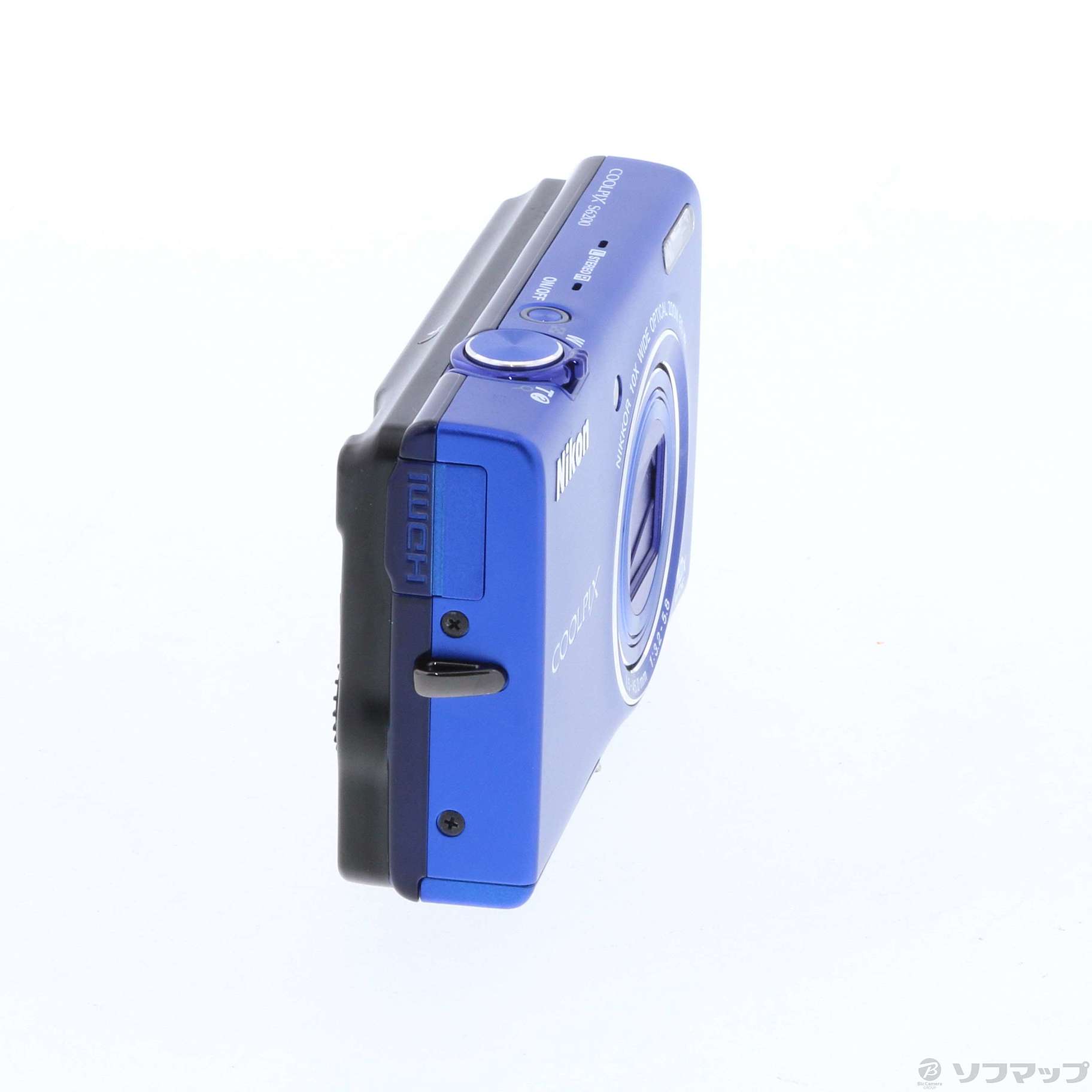 中古】COOLPIX S6200 (1600万画素／10倍／オーシャンブルー／SDXC