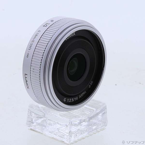 中古】LUMIX G 14mm F2.5 II ASPH. H-H014A-S シルバー ◇05/12(水