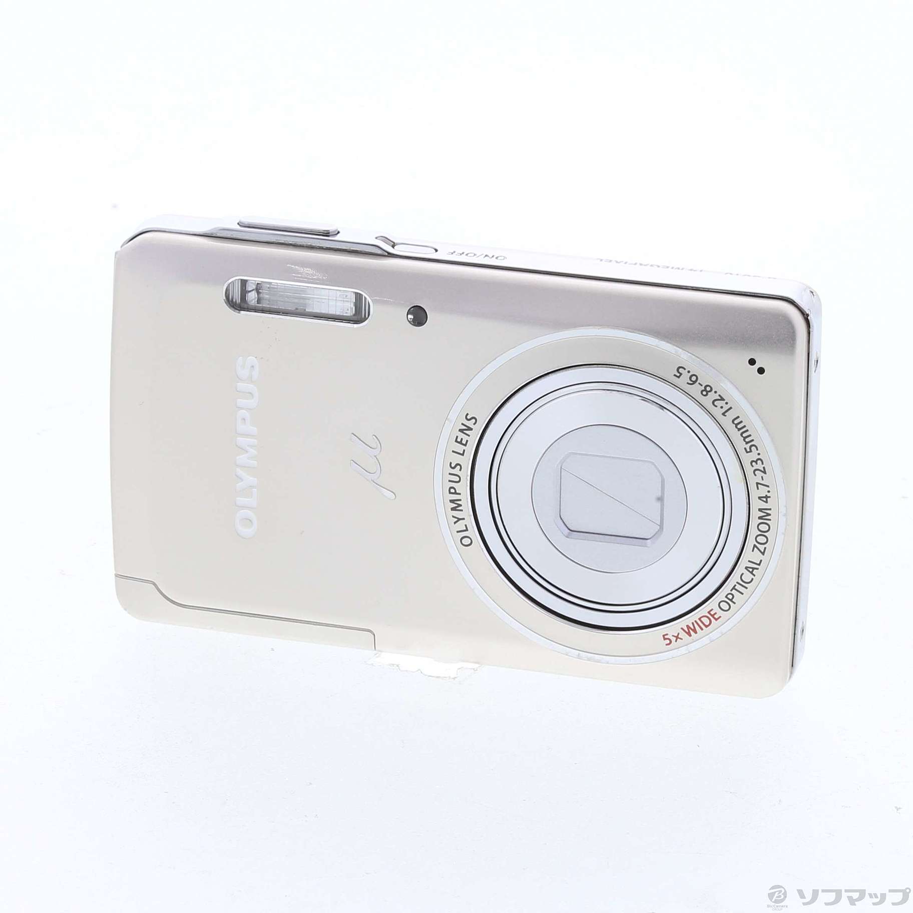 中古】μ5010 (1400万画素／5倍／SDHC／チタニウムシルバー