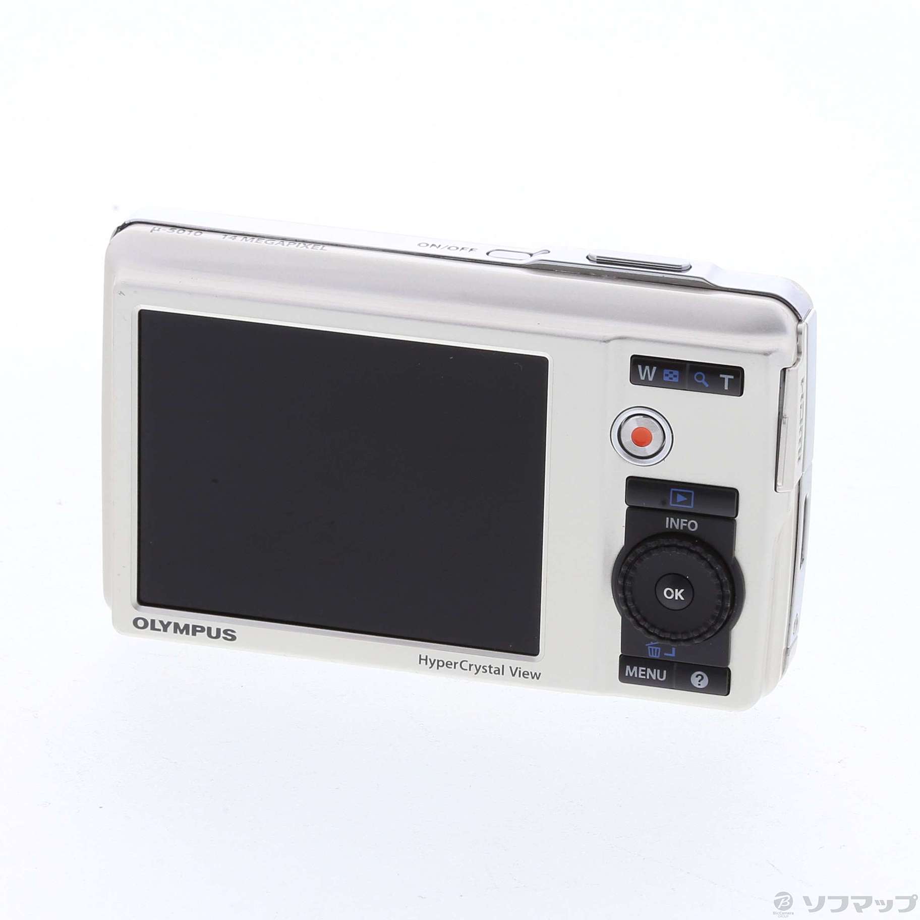 中古】μ5010 (1400万画素／5倍／SDHC／チタニウムシルバー 