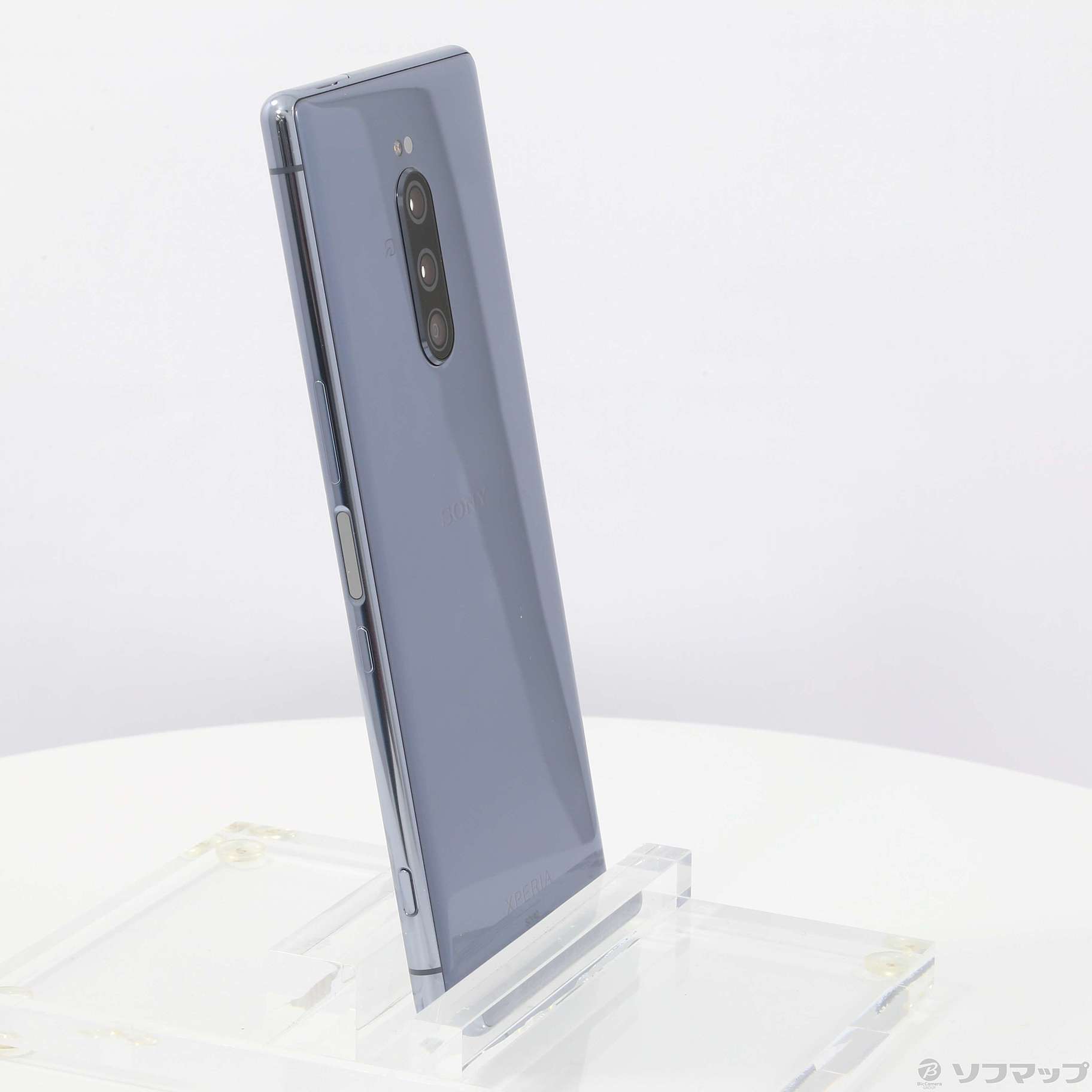中古】Xperia 1 64GB グレー SOV40 auロック解除SIMフリー