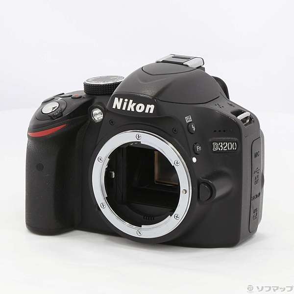 中古】NIKON D3200 ボディ (2416万画素／ブラック／SDXC) ◇03/23(火)値下げ！ [2133027985956] -  リコレ！|ビックカメラグループ ソフマップの中古通販サイト