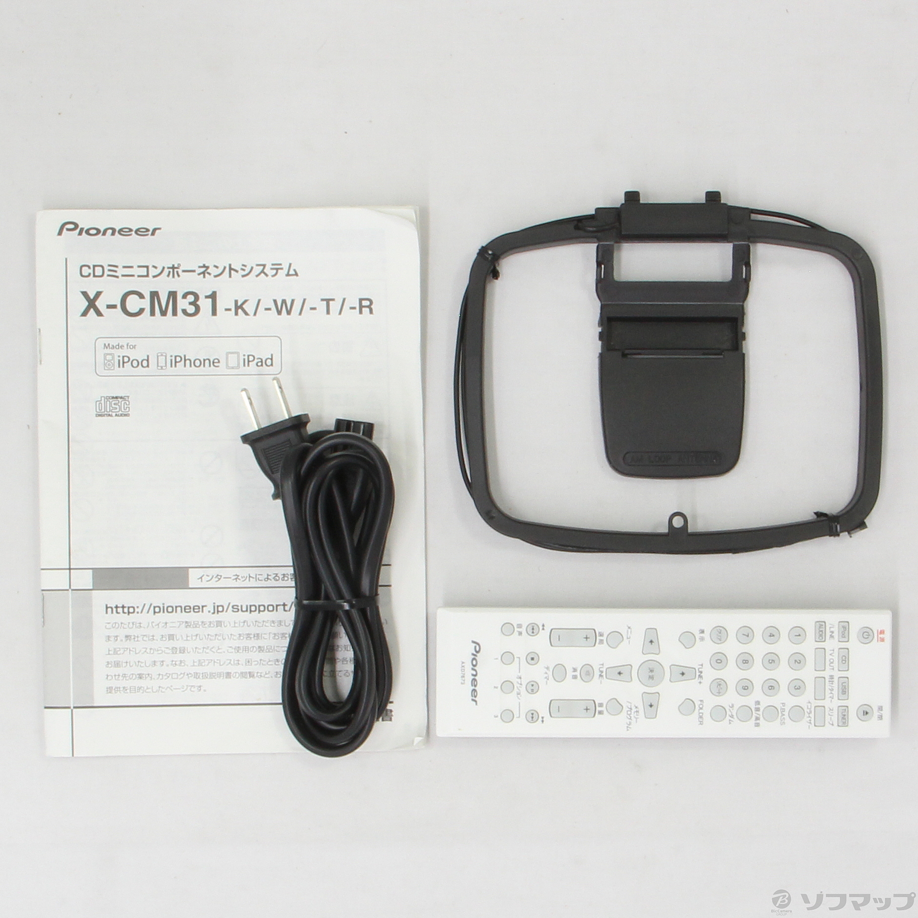 Pioneerパイオニア X-CM31-R ミニコンポCD iPad - ラジオ・コンポ