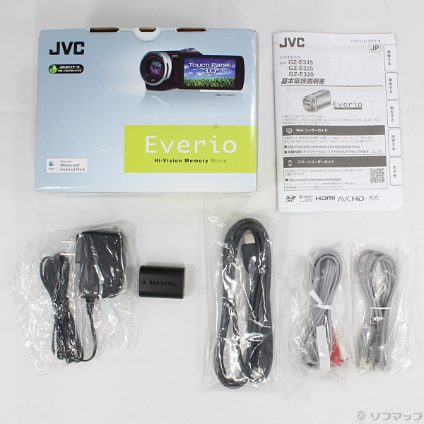 中古】Everio GZ-E345 V [2133027996716] - リコレ！|ビックカメラグループ ソフマップの中古通販サイト