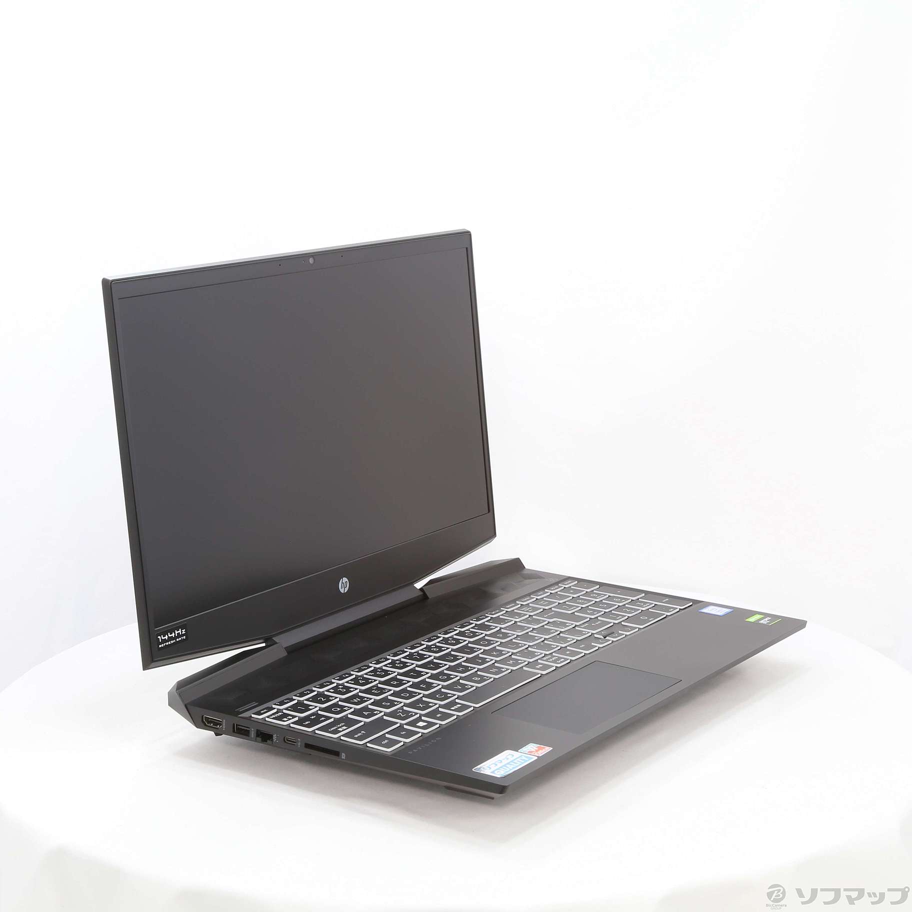 中古】HP Pavilion Gaming 15-dk0015TX 7LG68PA#ABJ シャドウブラック