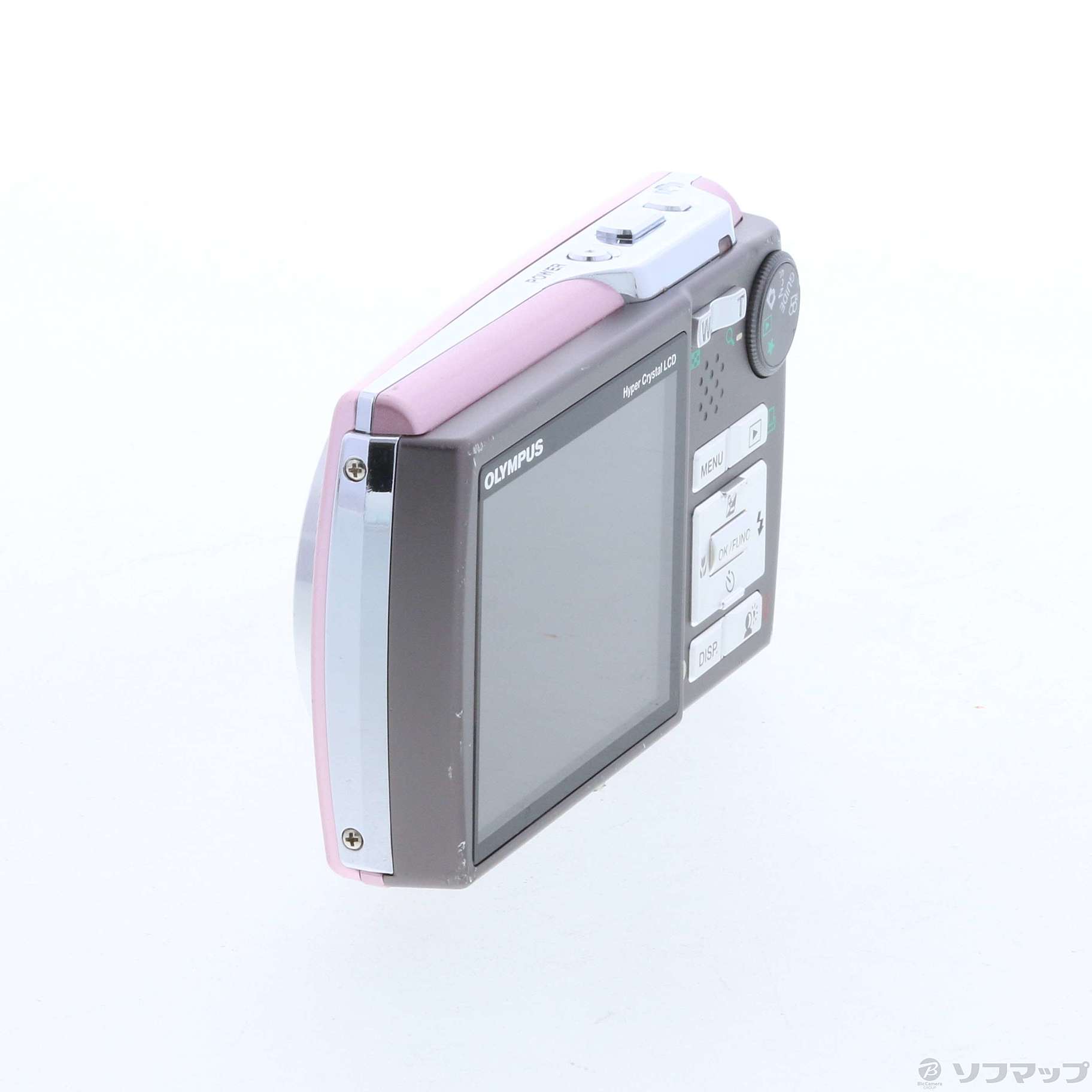 中古】CAMEDIA μ830 PNK (800万画素／5倍ズーム／シャイニーピンク 