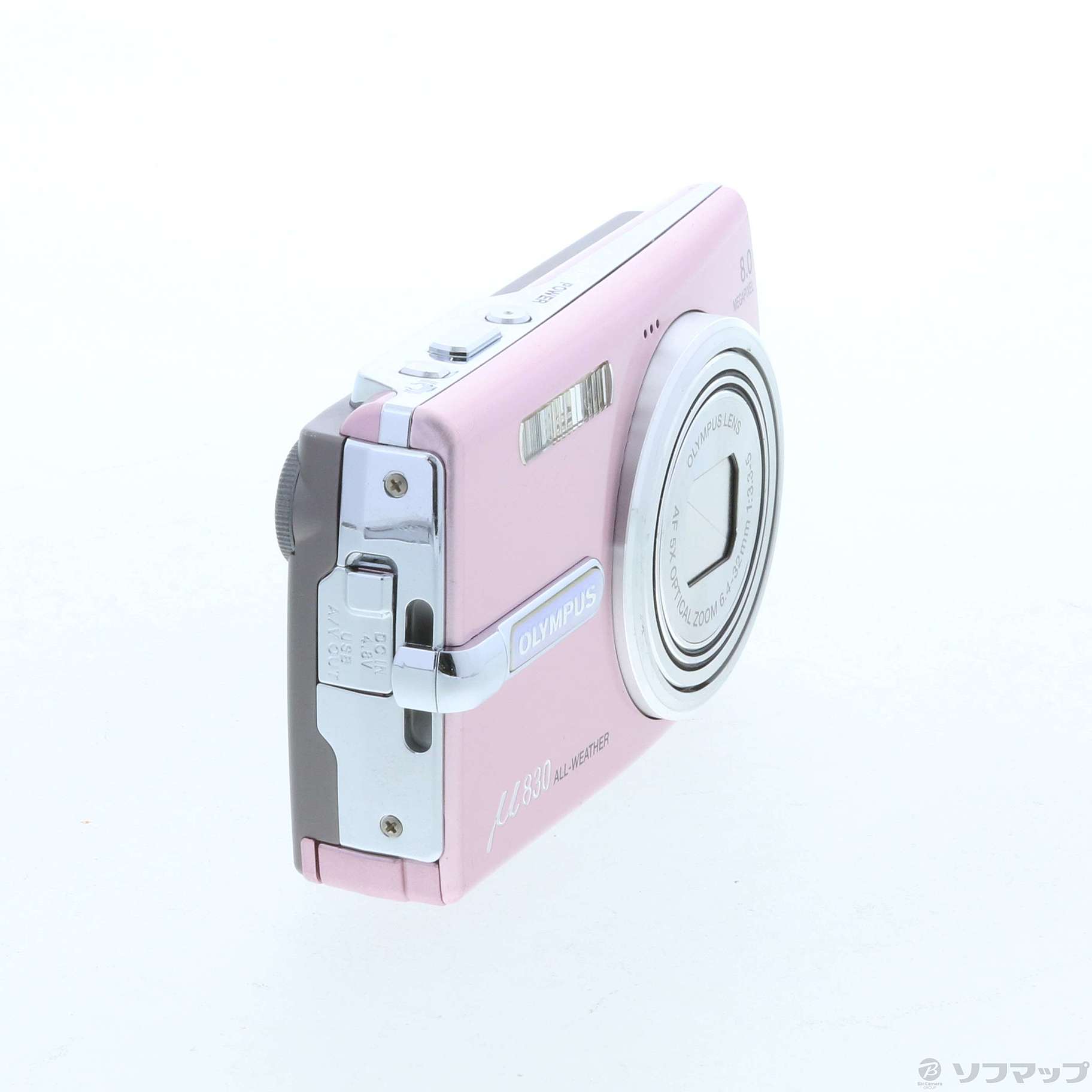 中古】CAMEDIA μ830 PNK (800万画素／5倍ズーム／シャイニーピンク 