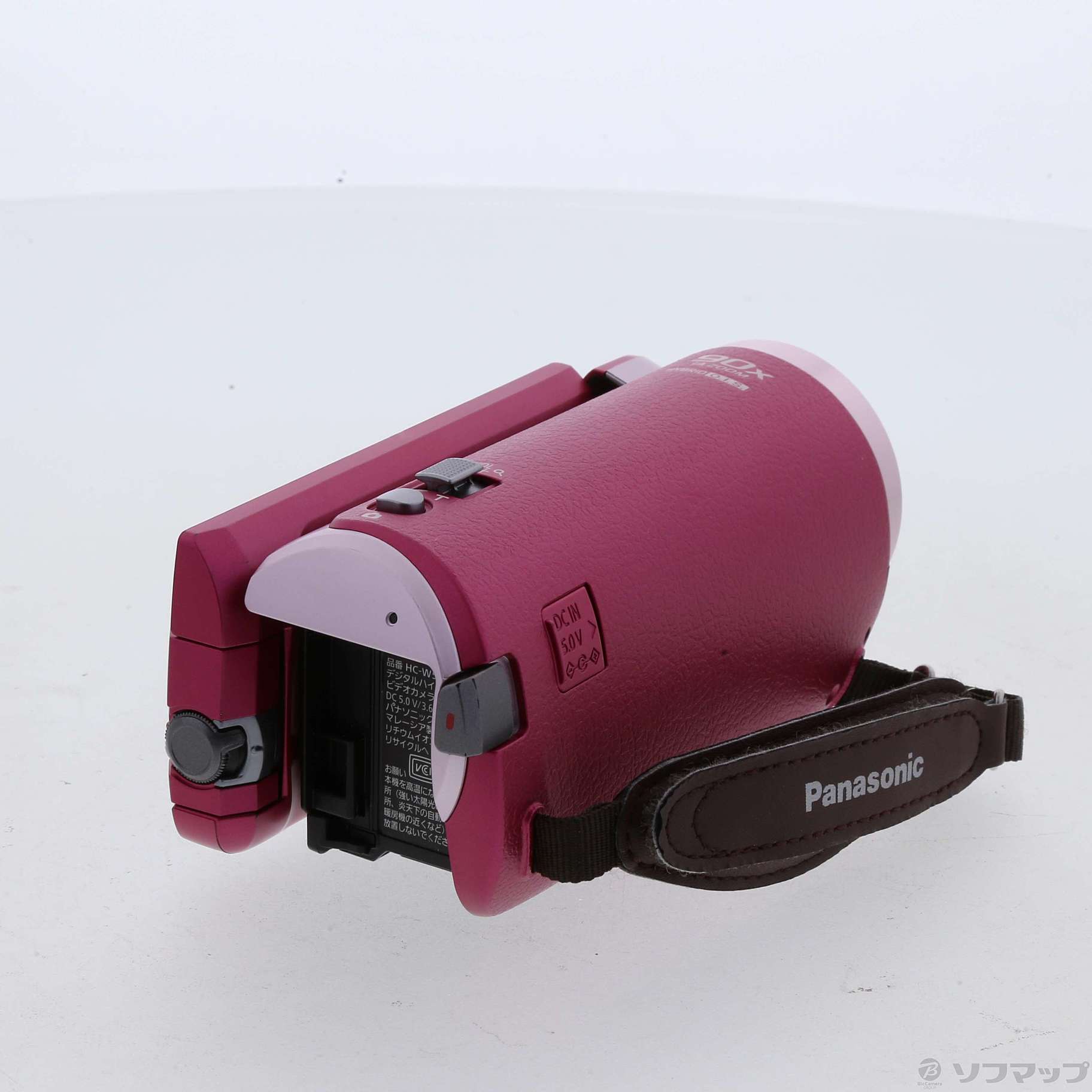 美品パナソニック HDビデオカメラ ピンク HC-W580M-P ワイプ付き 