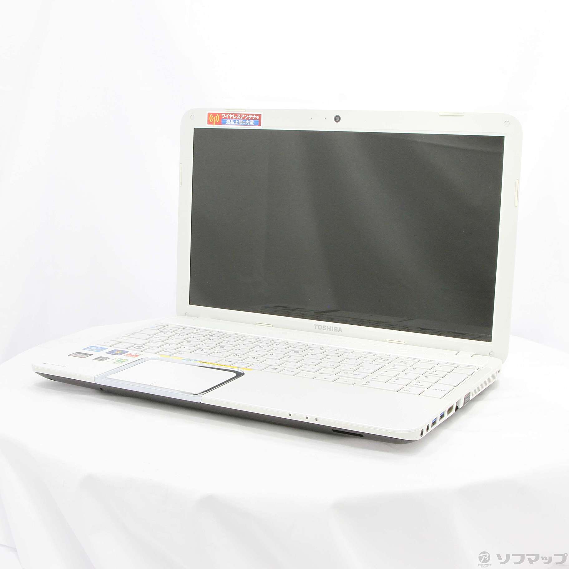 格安安心パソコン dynabook T552／47FW PT55247FBFW リュクスホワイト 〔Windows 10〕