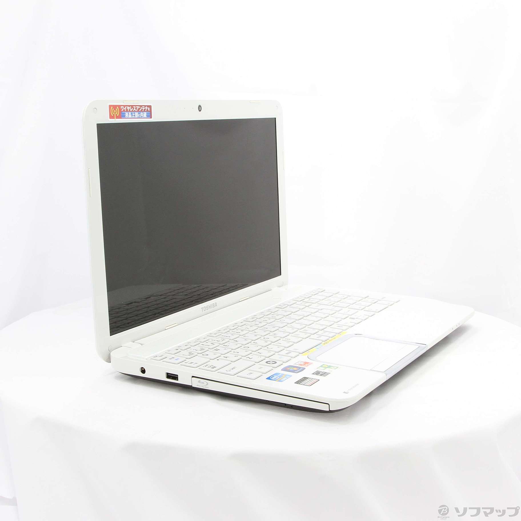 格安安心パソコン dynabook T552／47FW PT55247FBFW リュクスホワイト 〔Windows 10〕