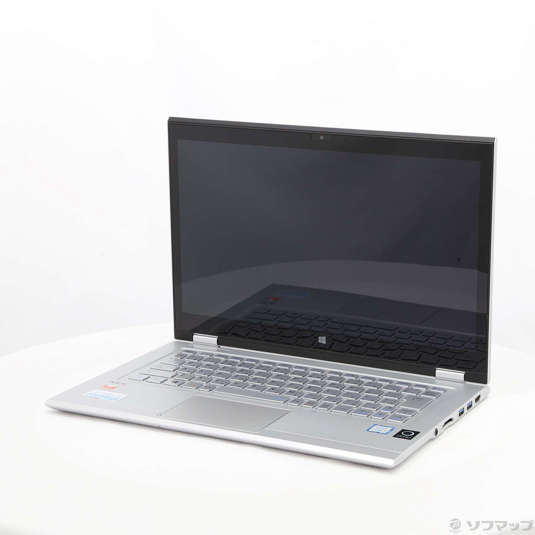 中古】LaVie Hybrid ZERO HZ650／DAS PC-HZ650DAS シルバー 〔Windows