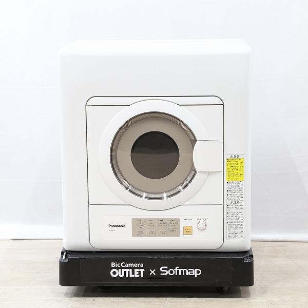 中古】〔展示品〕 衣類乾燥機 NH-D603-W ホワイト ［乾燥容量6.0kg］ [2133028196405] -  リコレ！|ソフマップの中古通販サイト