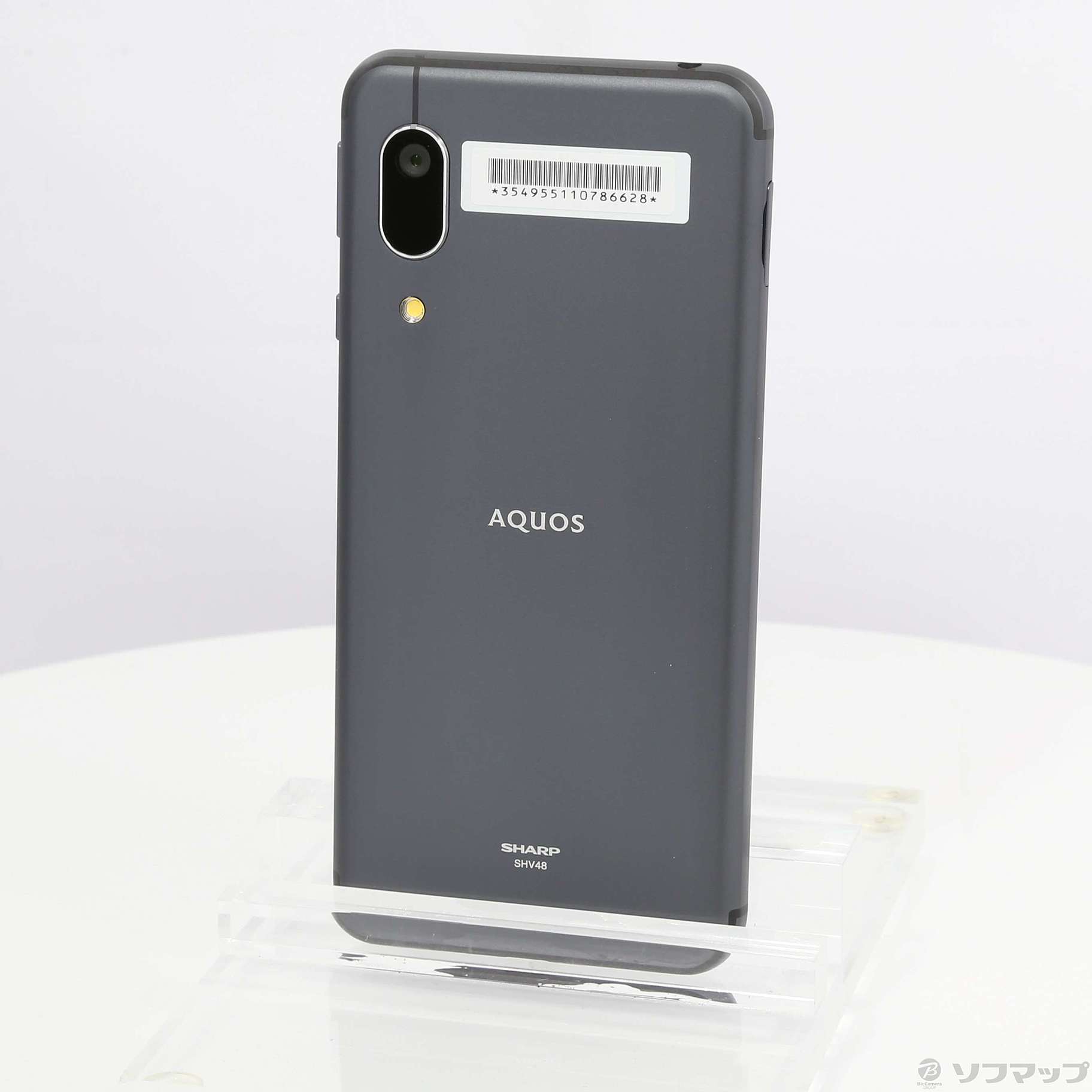 中古】AQUOS sense3 basic 32GB ブラック SHV48 auロック解除SIMフリー