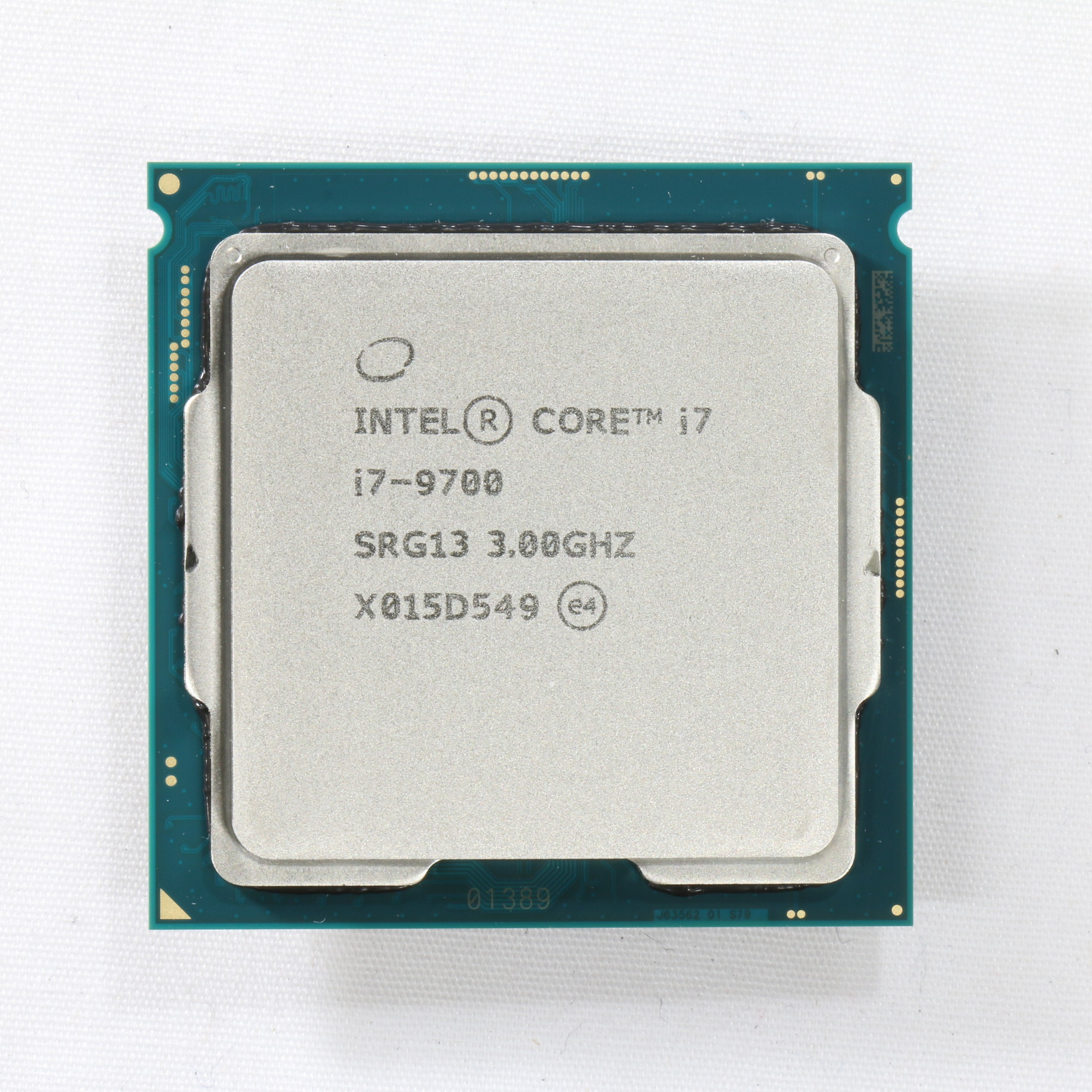 CPU Intel Corei7 9700K 箱無しプチプチ梱包 - PCパーツ