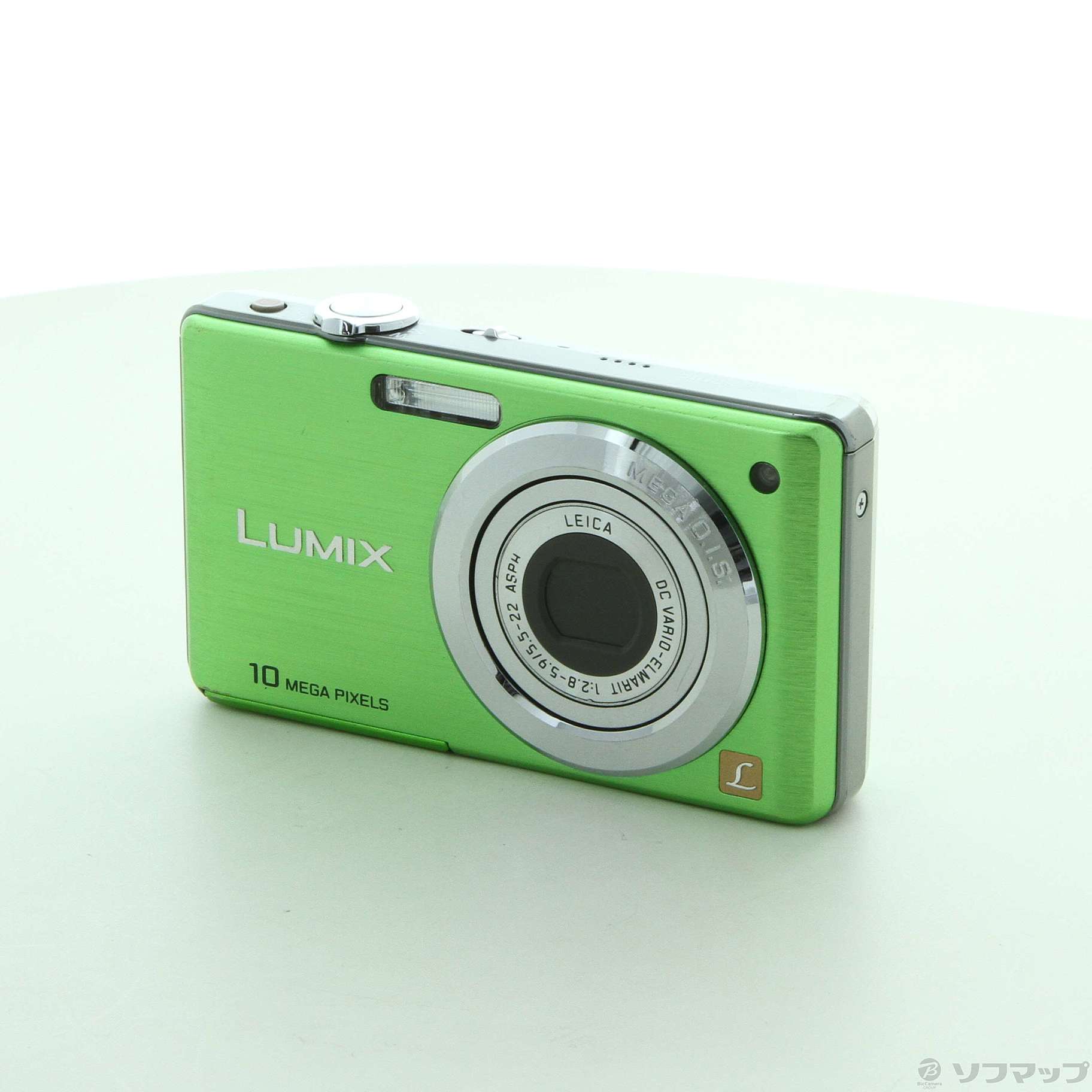 中古】LUMIX DMC-FS7-G (1010万画素／4倍ズーム／グリーン