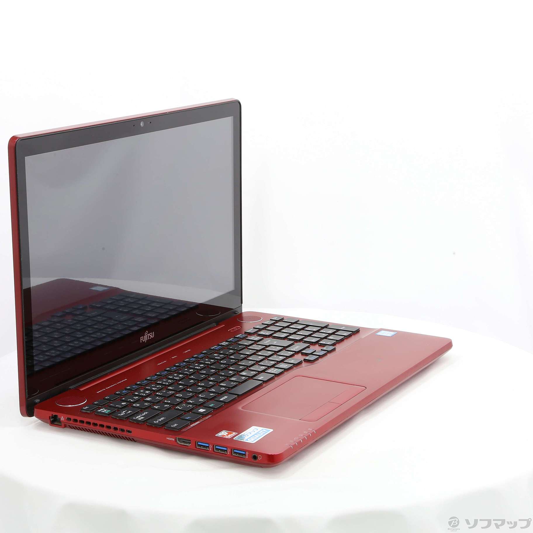 中古】LIFEBOOK AH77／W FMVA77WR ガーネットレッド 〔Windows 10