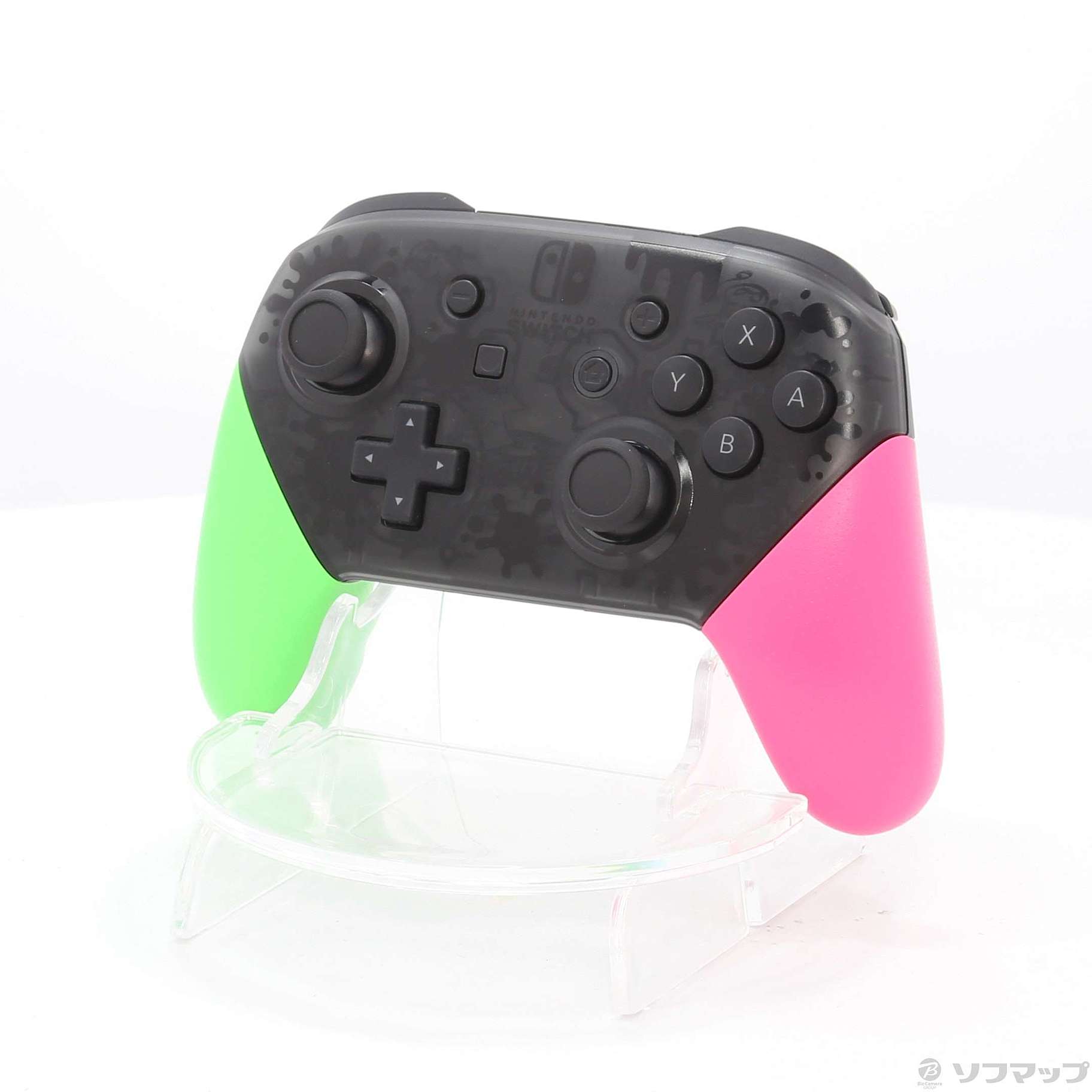 中古 Nintendo Switch Proコントローラー スプラトゥーン2エディション Hac A Fsskb Switch リコレ ソフマップの中古通販サイト