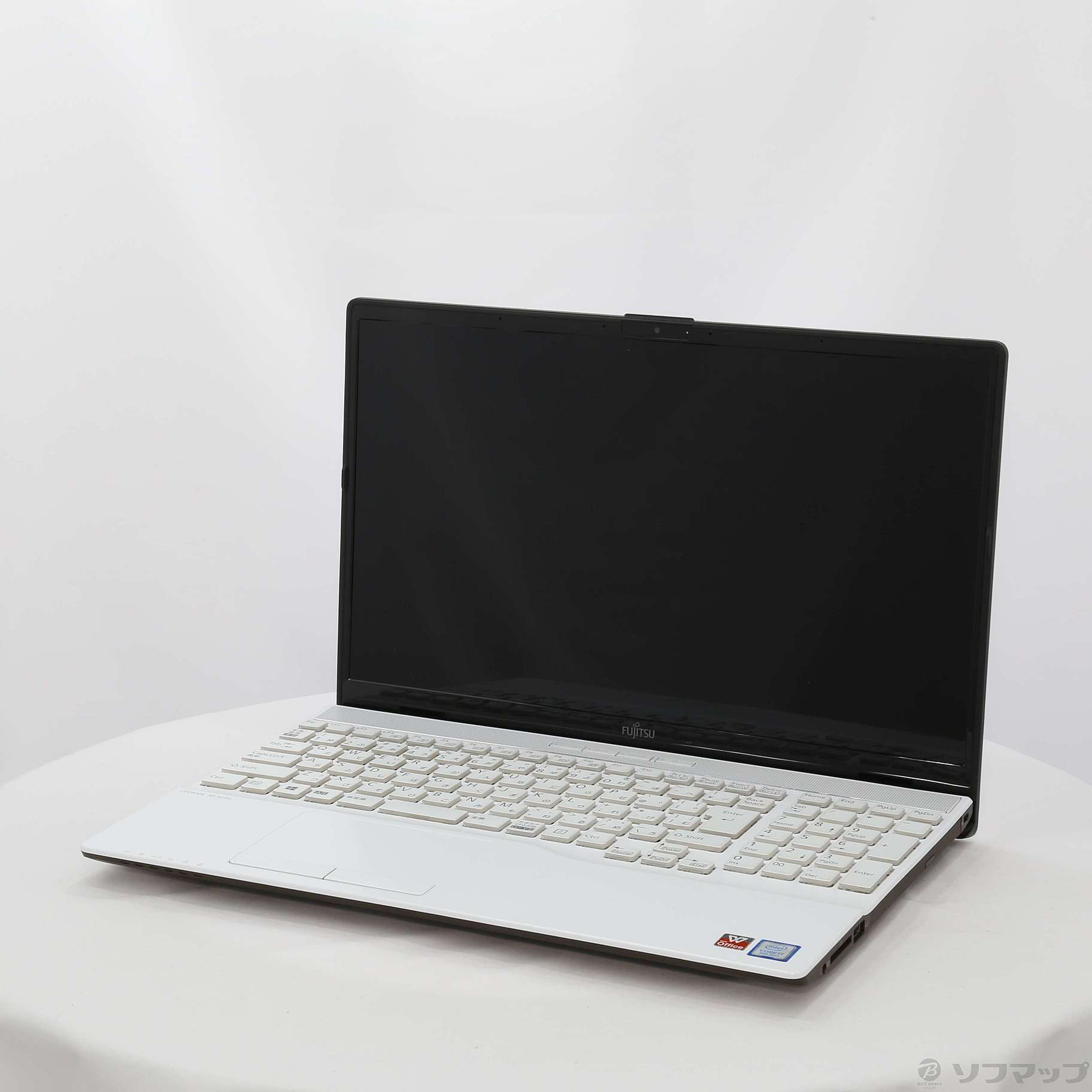 〔展示品〕 LIFEBOOK AH53／D3 FMVA53D3W プレミアムホワイト 〔Windows 10〕