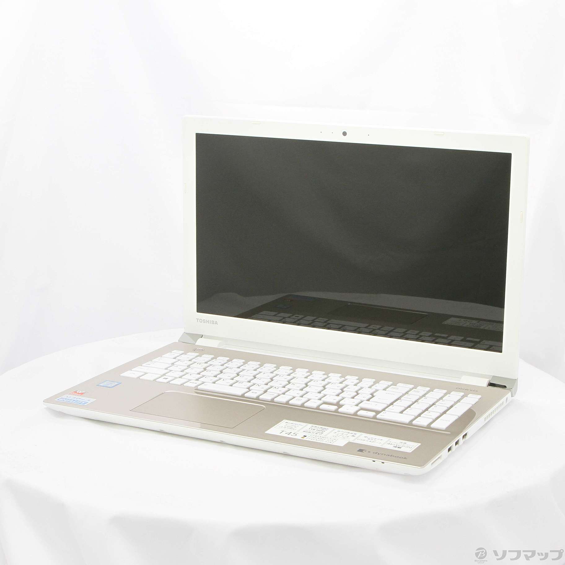 中古】dynabook T45／AGD PT45AGD-SJA2 サテンゴールド