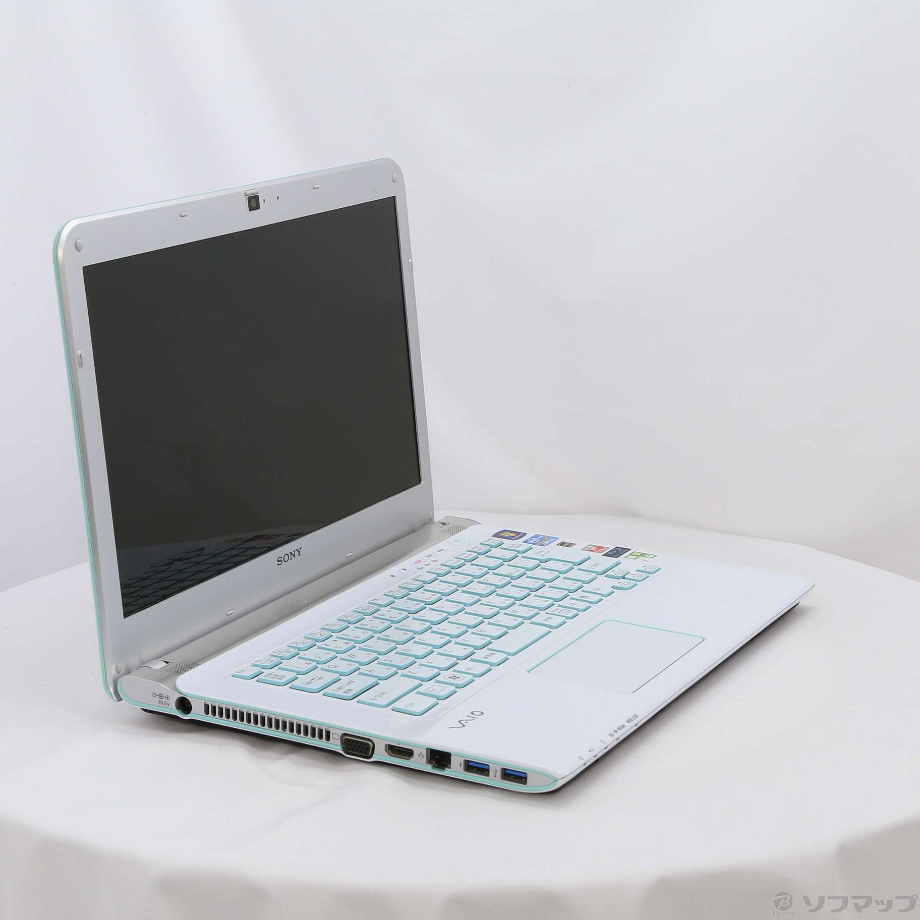 中古】格安安心パソコン VAIO E SVE14A19FJW ホワイト 〔Windows 10 