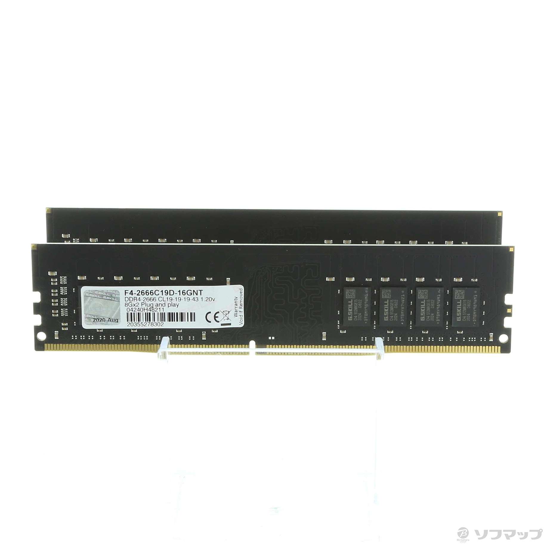 DDR4 8GB 2枚組 F4-2666C19D-16GNT 通販