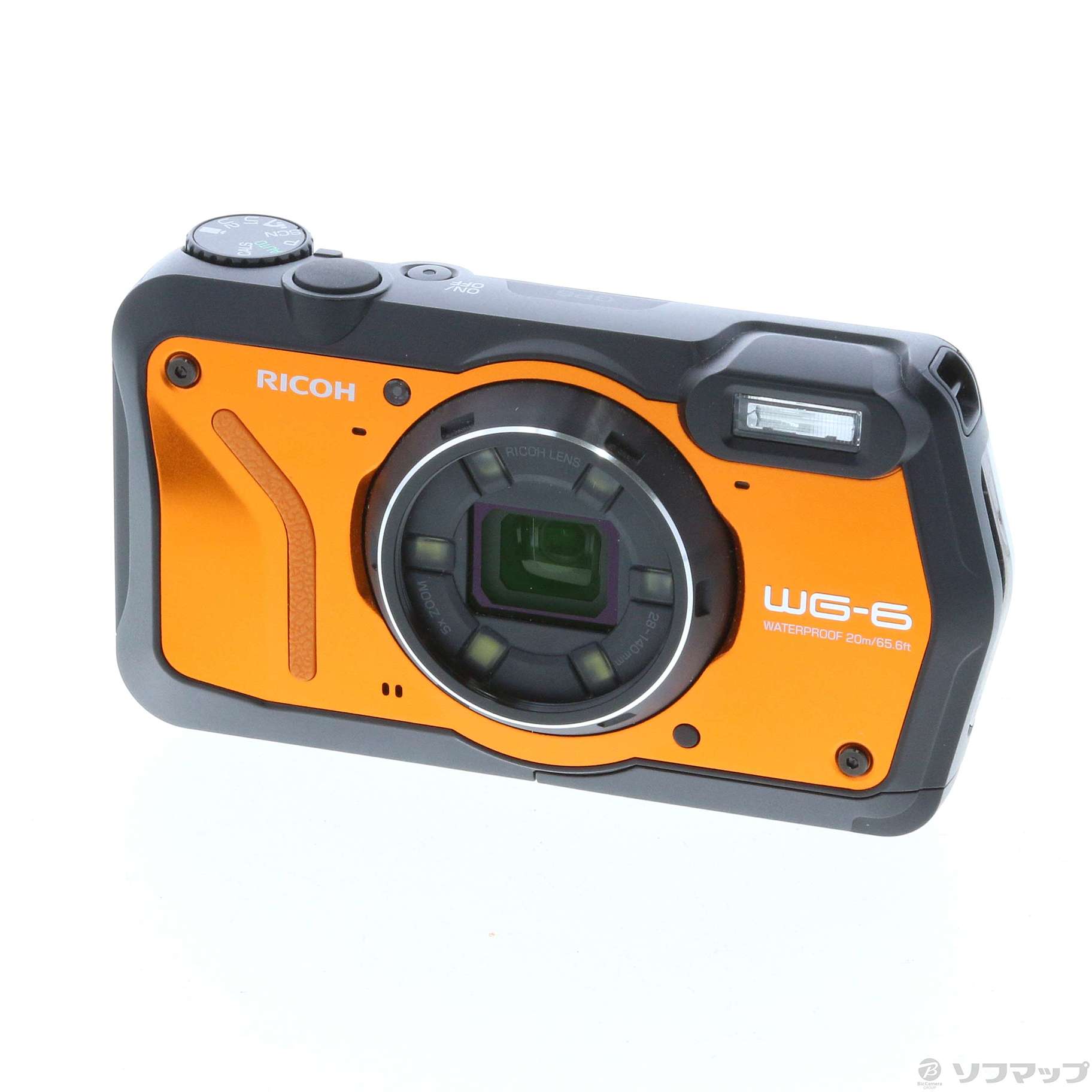 RICOH 防水 デジタルカメラ WG WG-6 ORANGE (おまけ付き)
