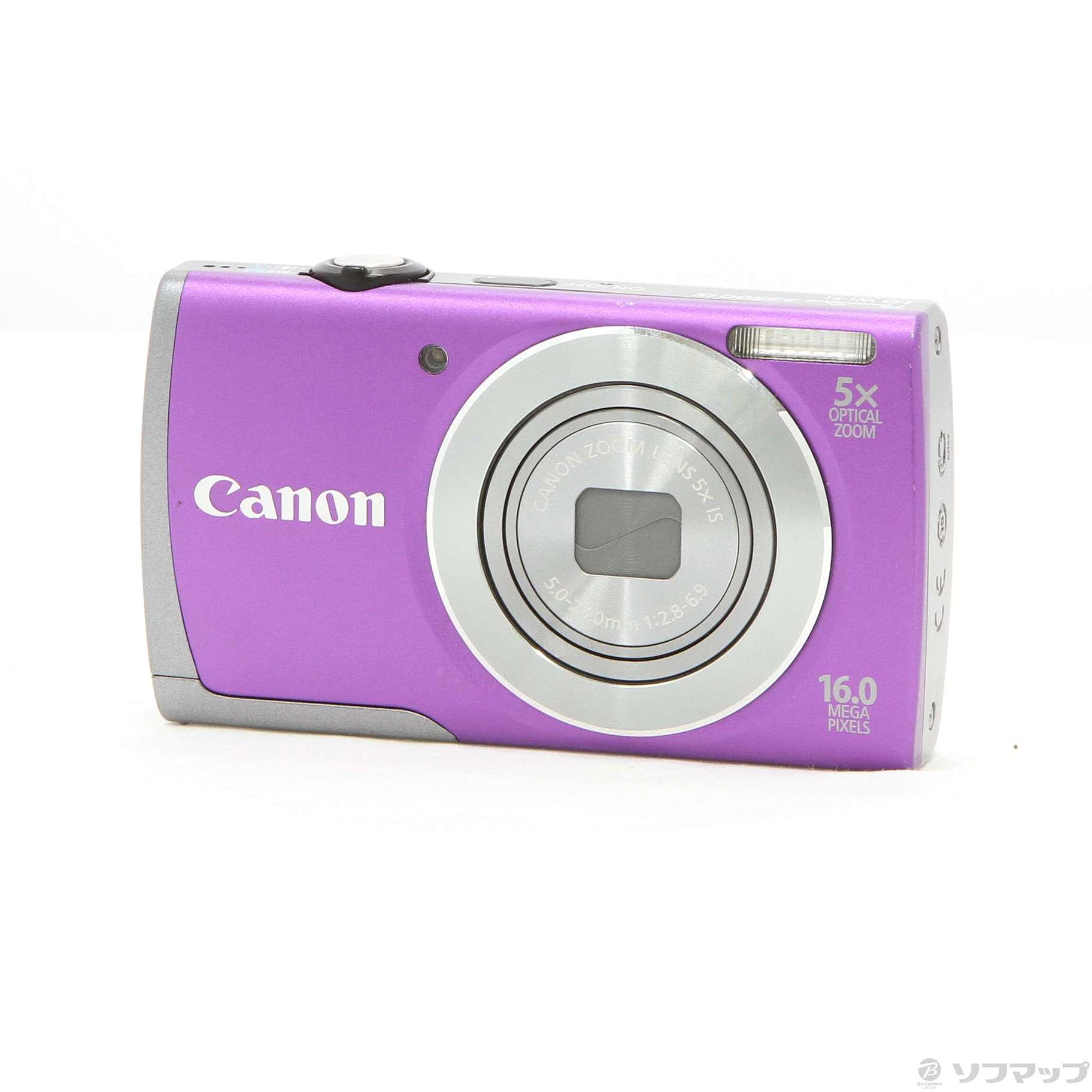 中古】PowerShot A3500 IS (PR) (1600万画素／5倍／パープル／SDXC