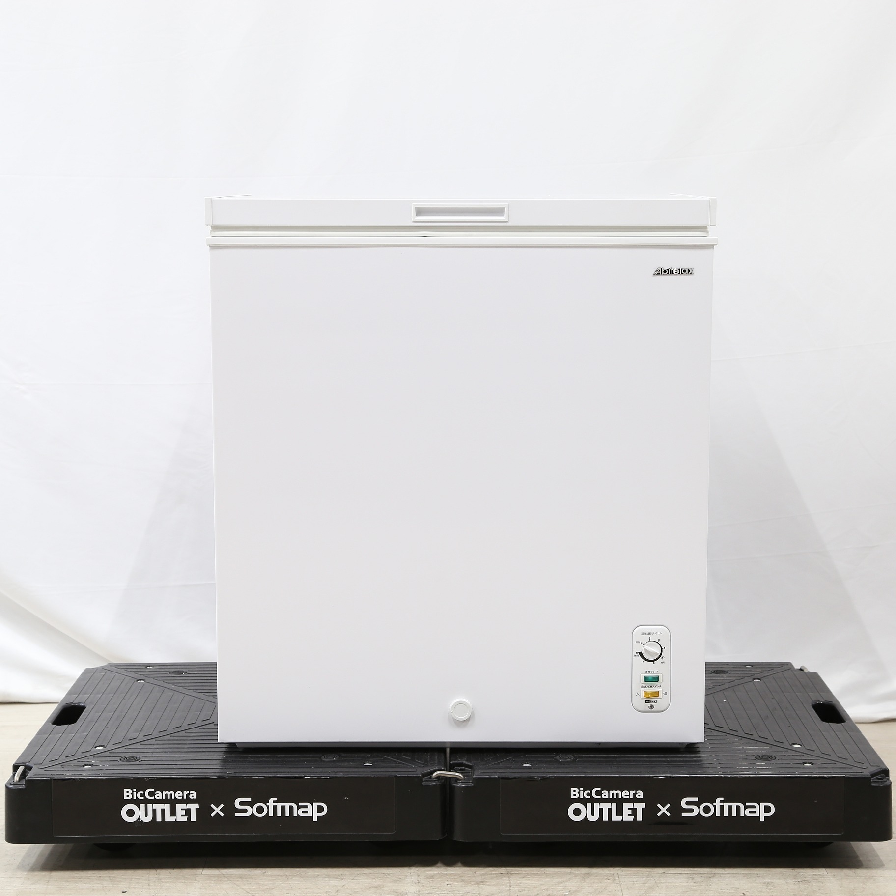 アビデラックス　冷凍庫　ACF-145C　2017年製　中古品　145L 冷凍庫 ホワイト ACF-145C [145L /1ドア /上開き] アビテラックス