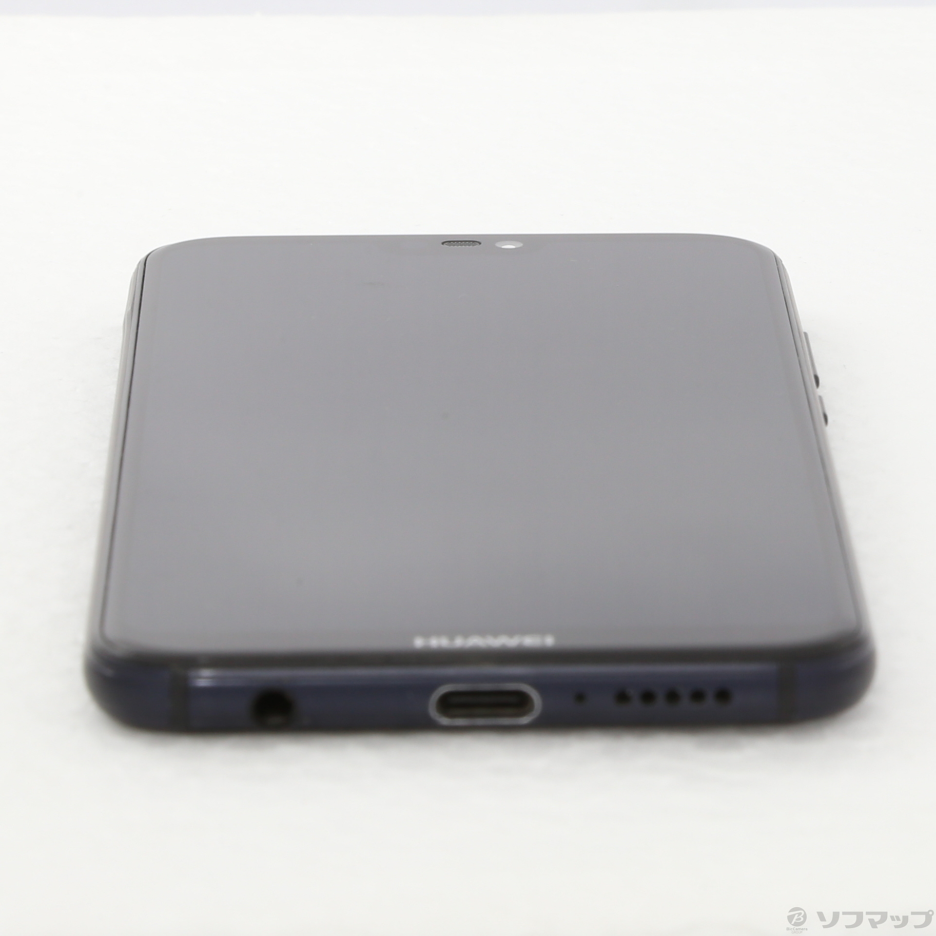 中古】HUAWEI P20 lite 64GB ミッドナイトブラック HWV32 au