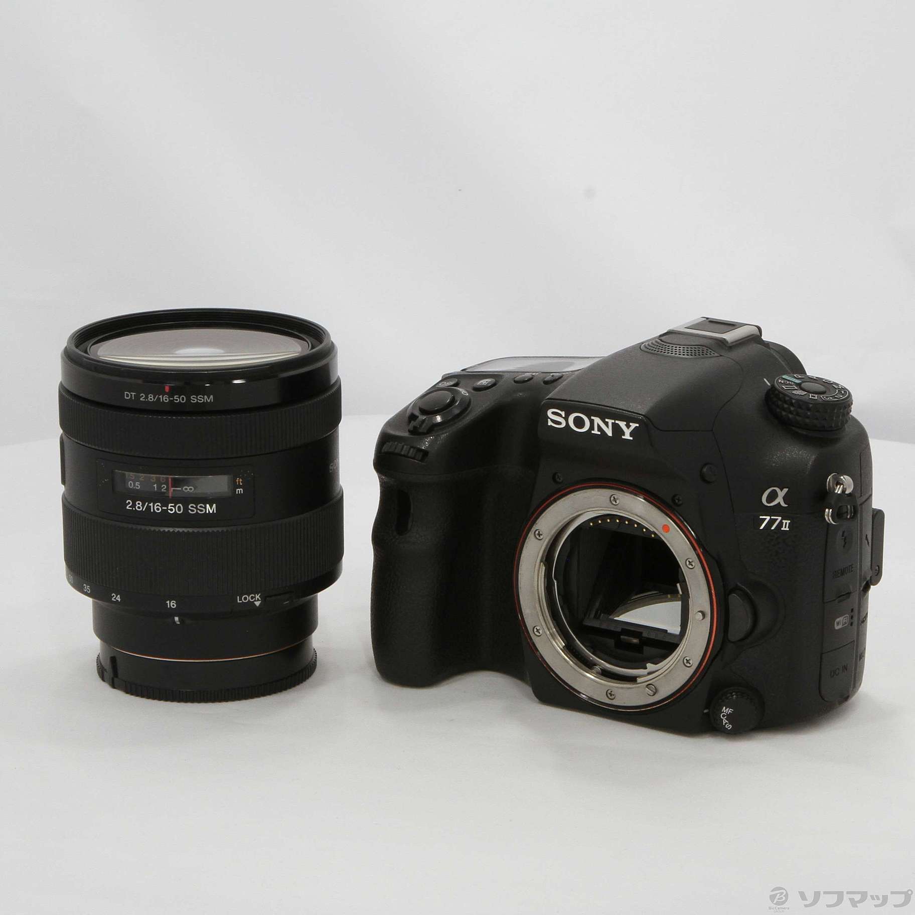中古】α77Ⅱ ILCA-77M2Q ズームレンズキット (2430万画素／SDXC／MS