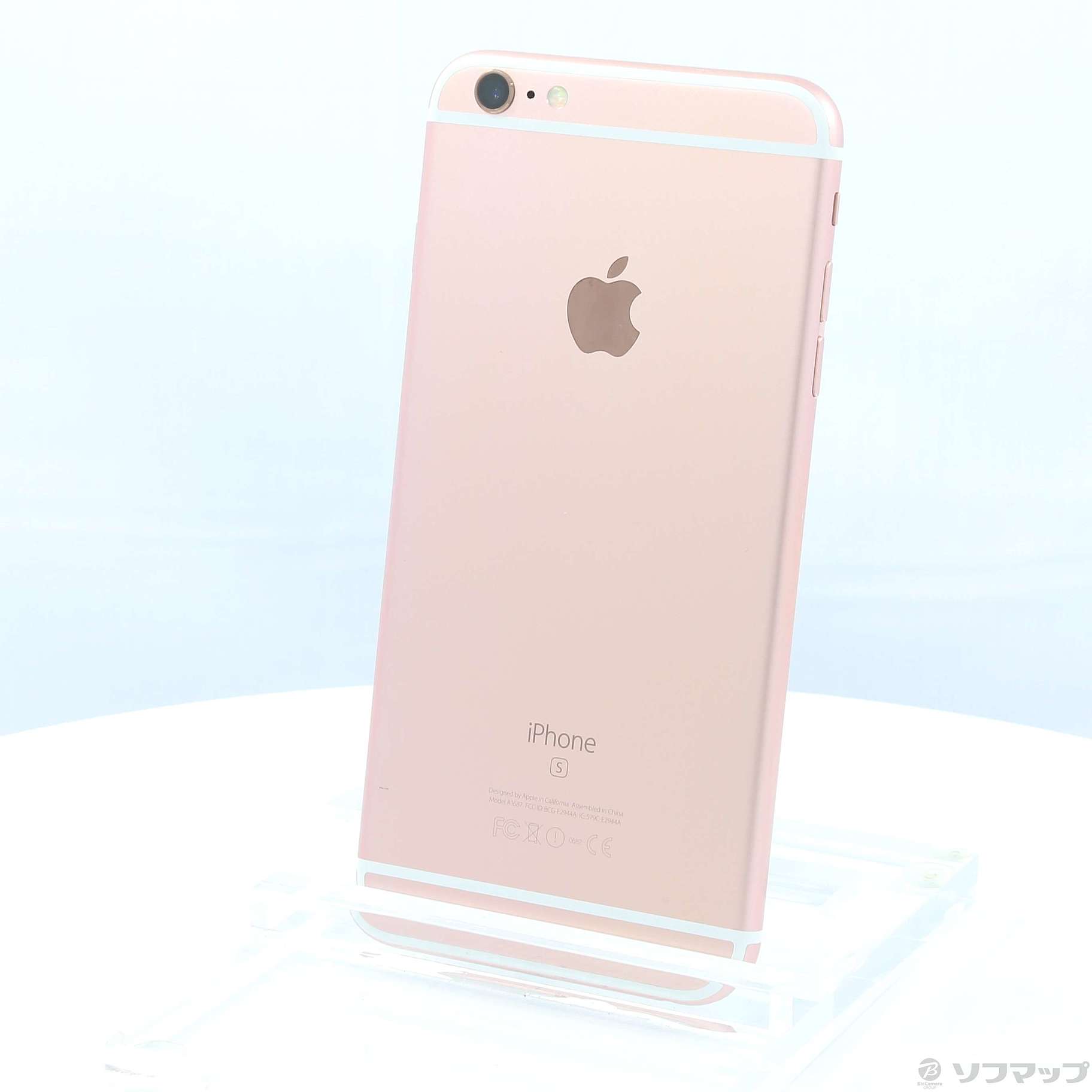 中古】iPhone6s Plus 64GB ローズゴールド MKU92J／A SoftBank ◇10/01