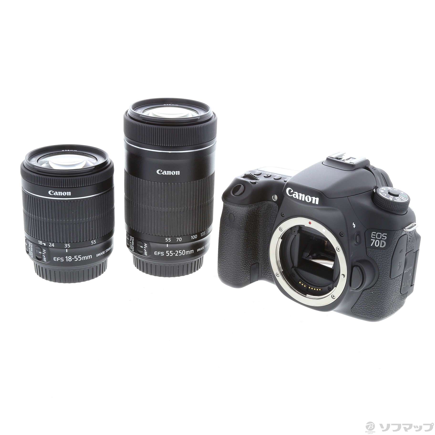 カメラキャノン　EOS70D ダブルズームキット