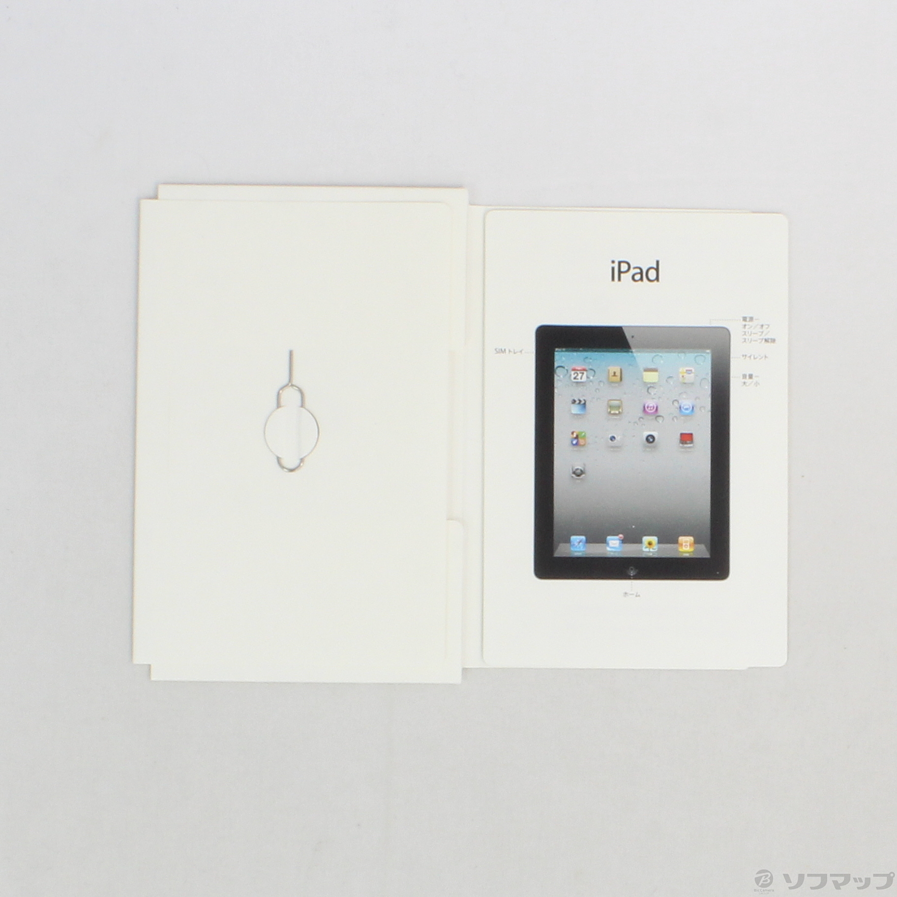 中古】iPad 2 16GB ブラック MC773J／A SoftBank [2133028467420