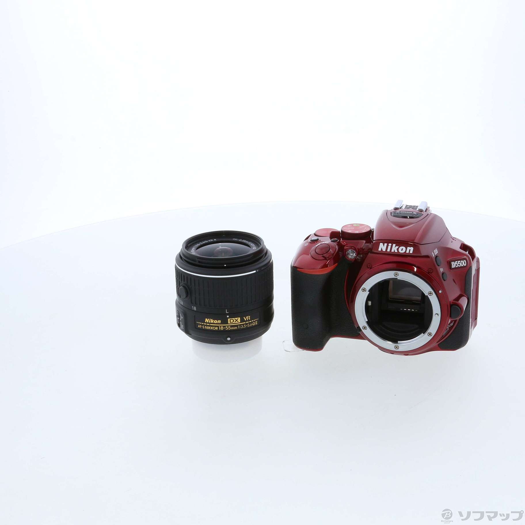 中古】NIKON D5500 18-55 VRⅡ レンズキット レッド (2416万画素／SDXC) [2133028468298] -  リコレ！|ビックカメラグループ ソフマップの中古通販サイト