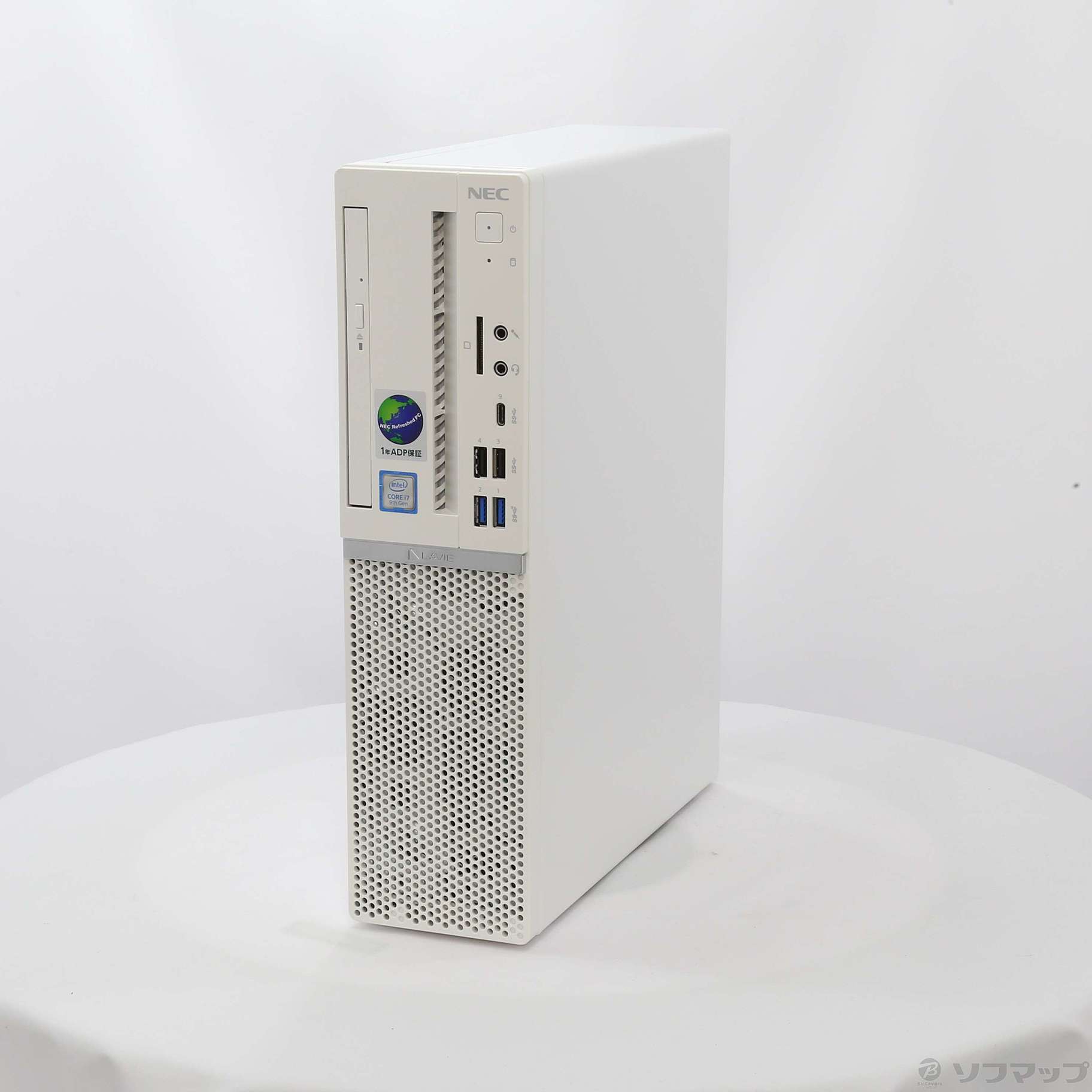中古】LAVIE Direct DT PC-GD308ZZAG ホワイト 〔NEC Refreshed PC