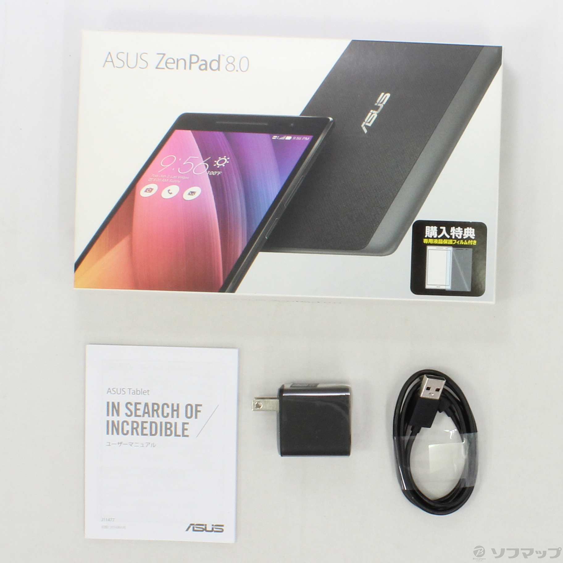 ZenPad 8.0 16GB ブラック Z380KNLBK16 SIMフリー