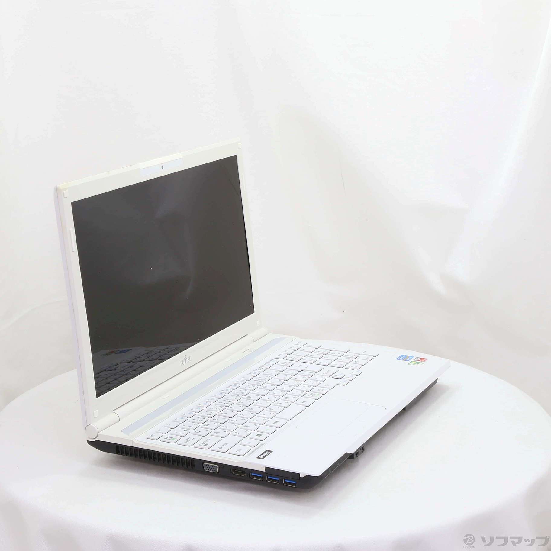 中古】格安安心パソコン LIFEBOOK AH45／K FMVA45KW アーバンホワイト 